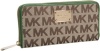 MICHAEL Michael Kors MK Logo Zip-Around Continental Wallet