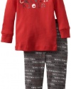 Calvin Klein Boys 2-7 Ck Boy 2 Piece Logo Set