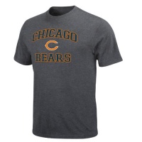 NFL Men's Chicago Bears Heart And Soul Ii Adult Short Sleeve Basic Tee NFL Men's Chicago Bears Heart And Soul Ii Adult Short Sleeve Basic Tee