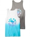 Get colorful. Add a touch of the exotic to any casual outfit with this graphic tank from Calvin Klein Jeans.