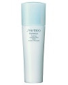 Shiseido Pureness Foaming Cleansing Fluid. A liquid cleanser that transforms into airy lather for gentle removal of the pore-clogging impurities, makeup, and oil that can lead to imperfections. Leaves skin feeling silky smooth and comfortable and is great for oily, combination or normal skin. Use daily morning and evening.