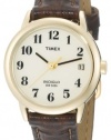 Timex Women's T20071 Easy Reader Brown Leather Strap Watch