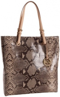MICHAEL Michael Kors Item Tote Embossed Python Tote Handbags - Metallic MICHAEL Michael Kors Item Tote Embossed Python Tote Handbags - Metallic