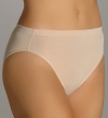 Vanity Fair Women's Comfort Essentials Microfiber Hi Cut Panties