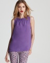 Cut from supple silk, this MARC BY MARC JACOBS top vibrantly punctuates every look.