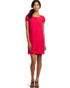 Splendid Women's Cap Sleeve Shift Dress, Hot Fuschia, Small