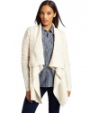 Kensie Women's Chubby Faux Fur Cardigan