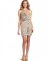 BCBGeneration Women's Printed Ruffle Layered Dress