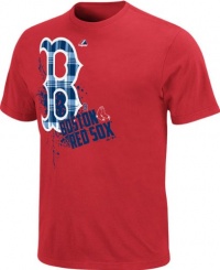 MLB Youth Boston Red Sox Bat Boy Athletic Red Short Sleeve Basic Tee By Majestic MLB Youth Boston Red Sox Bat Boy Athletic Red Short Sleeve Basic Tee By Majestic