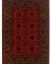 Couristan 7870/1872 Kashimar Afghan/Nomad Red 6-Feet 6-Inch by 10-Feet 1-Inch Rug
