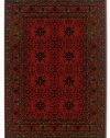 Couristan 7870/1872 Kashimar Afghan/Nomad Red 6-Feet 6-Inch by 10-Feet 1-Inch Rug