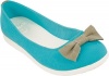 crocs Women's Skimmer Ballet Flat,Aqua/Oyster,11 M US