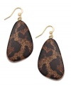Who doesn't love a little leopard? Add a dose of fabulous to your look with these gorgeous Style&co. earrings that feature glittering leopard print plastic beads and mixed metal gold tone accents. Approximate drop: 1-5/8 inches.