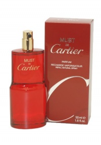 Must De Cartier By Cartier For Women. Parfum Spray 50 Ml. (Refill). Must De Cartier By Cartier For Women. Parfum Spray 50 Ml. (Refill).