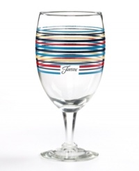 Your daily dose of retro charm! Created exclusively for Macy's, these colorful ringed goblets are simple, fun and undeniably hip. Mix and match! Your daily dose of retro charm! Created exclusively for Macy's, these colorful ringed goblets are simple, fun and undeniably hip. Mix and match!