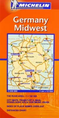 Michelin Map Germany Midwest 543 (Maps/Regional (Michelin)) Michelin Map Germany Midwest 543 (Maps/Regional (Michelin))