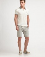 An essential classic in cotton with tipping trim on contrast collar and cuffs.Polo collarButton placketShort sleevesLogo detailCottonMachine washImported