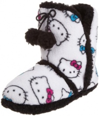 Hello Kitty Juniors Superplush Bootie with Pom Pom and Sherpa Hello Kitty Juniors Superplush Bootie with Pom Pom and Sherpa