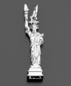 A symbol of freedom and a national treasure; you'll love this sterling silver Statue of Liberty charm by Rembrandt Charms.  Approximate drop: 1-1/4 inches.
