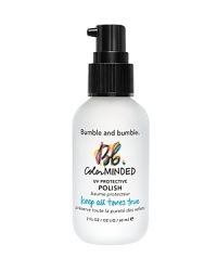 An illuminating finisher that seals weightlessly, provides definition and illuminates hair color. With UV filters, heat protection and a color preserving complex to help minimize fading effects. Provides heat-styling protection; controls frizz and flyaways; polishes hair and keeps all tones true three ways:VIBRANCY Color Minded color preserving complex locks color in with a web of polymers to keep even hardest-to-keep tones as rich as the day of your service. HUE Water slips into unsealed cuticles to begin haircolor leach as soon as the first wash. Color Minded color preserving complex prevents fade by locking water out to keep haircolor from slipping away. LUMINOSITY Color Minded seals in shine and smoothes the cuticle to make haircolor glow; styling products smooth frizz, fight humidity and add lustre and healthy-looking luminosity (like a finishing coat). An illuminating finisher that seals weightlessly, provides definition and illuminates hair color. With UV filters, heat protection and a color preserving complex to help minimize fading effects. Provides heat-styling protection; controls frizz and flyaways; polishes hair and keeps all tones true three ways:VIBRANCY Color Minded color preserving complex locks color in with a web of polymers to keep even hardest-to-keep tones as rich as the day of your service. HUE Water slips into unsealed cuticles to begin haircolor leach as soon as the first wash. Color Minded color preserving complex prevents fade by locking water out to keep haircolor from slipping away. LUMINOSITY Color Minded seals in shine and smoothes the cuticle to make haircolor glow; styling products smooth frizz, fight humidity and add lustre and healthy-looking luminosity (like a finishing coat).