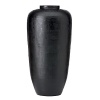 The timeless shape of this black Donna Karan vase lends a sleek yet heirloom silhouette to your décor.