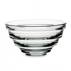 Latitude Equator Bowl by Baccarat. Designed by renowned interior designer Vicente Wolf, the Equator Bowl was inspired by ivory bracelets that Ethiopian natives wear for striking effect.