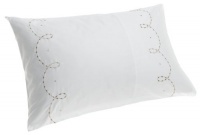 Barbara Barry Dream Pearls 100% Supima Cotton Sateen Queen Sham Barbara Barry Dream Pearls 100% Supima Cotton Sateen Queen Sham