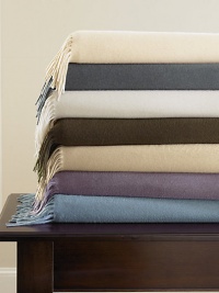 Delicate and dappled like sunshine on water, this pure cashmere throw is napped with a fine downy watermark wave. Fringed ends50 X 70CashmereDry cleanImported Delicate and dappled like sunshine on water, this pure cashmere throw is napped with a fine downy watermark wave. Fringed ends50 X 70CashmereDry cleanImported