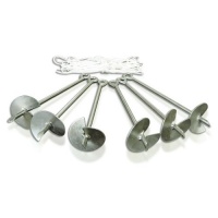 Domain Carport Anchor System, Set of 6 Anchors, Metallic Domain Carport Anchor System, Set of 6 Anchors, Metallic
