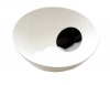 Salt&Pepper Graphic 10-Inches Bone China Salad Bowl, Black and White