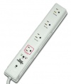 Take Charge Smart Power Strip  Energy Saving Surge Protector with One Button 3 Hour Timer 4- Outet - UTC4S