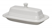 Fiesta 2-Piece Covered Butter, White Fiesta 2-Piece Covered Butter, White