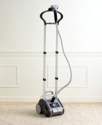 Professional power to keep all of your household fabrics fresh and free of wrinkles. Rowenta's superior steamer gives you complete control over the winkle removal process, letting you control the amount of steam emitted for a more customized steaming session. One-year warranty. Model IS9100. Professional power to keep all of your household fabrics fresh and free of wrinkles. Rowenta's superior steamer gives you complete control over the winkle removal process, letting you control the amount of steam emitted for a more customized steaming session. One-year warranty. Model IS9100.