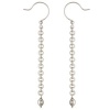 Sterling Silver Dangle Stacker Earrings Fits Pandora Beads (1 Pair)