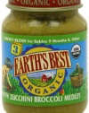 Earth's Best Junior Baby Food Organic, Zucchini Broccoli Vegetable Medley, 6 Ounce Jars (Pack of 12)