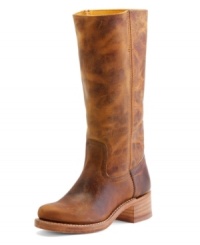 Frye Campus Boots boot have traction and style with updated details such as top stitching and a hiking-inspired sole. The rich leather and strong construction make it an enduring classic. Frye Campus Boots boot have traction and style with updated details such as top stitching and a hiking-inspired sole. The rich leather and strong construction make it an enduring classic.