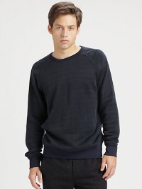 Unquestionably a new classic from T by Alexander Wang, thanks to timeless tailoring and a laid-back fit.CrewneckRaglan sleevesBanded cuffs and hemPull-on style54% rayon/35% cotton/11% polyesterHand washImported Unquestionably a new classic from T by Alexander Wang, thanks to timeless tailoring and a laid-back fit.CrewneckRaglan sleevesBanded cuffs and hemPull-on style54% rayon/35% cotton/11% polyesterHand washImported