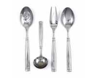 Ginkgo Naples 4-Piece Stainless Steel Hostess Serving Set Ginkgo Naples 4-Piece Stainless Steel Hostess Serving Set