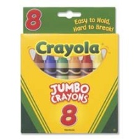 Crayola 8-Pack Crayons - Jumbo (So Big) Size (Single Box)