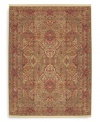Beaming with beauty, as if they have been buffed by the Sultan's slipper. The elaborate designs of Empress Kirman Collection have been inspired by museum-quality pieces of the Orient. Each is artfully woven though the back with specially dyed, premium wool for clarity of color and detail and then Luster-Washed(tm) for a beautiful sheen.