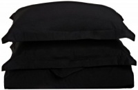 Clara Clark 1500 Series Duvet Cover Full Queen Size, Black Clara Clark 1500 Series Duvet Cover Full Queen Size, Black