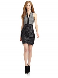 THE LOOKWoven bustV-slitAsymmetric draping, skirtBack zip with hook-and-eye closureTHE FITAbout 37 from shoulder to hemTHE MATERIALBody: cotton/linen/polyamideSecond fabric: polyesterSilk liningCARE & ORIGINDry cleanMade in USAModel shown is 5'9 (175cm) wearing US size 4. THE LOOKWoven bustV-slitAsymmetric draping, skirtBack zip with hook-and-eye closureTHE FITAbout 37 from shoulder to hemTHE MATERIALBody: cotton/linen/polyamideSecond fabric: polyesterSilk liningCARE & ORIGINDry cleanMade in USAModel shown is 5'9 (175cm) wearing US size 4.