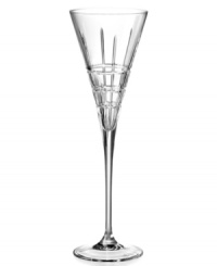 Create a stir with the classic linear cut and striking crystal elegance of the Cocktail Party flute from Lauren Ralph Lauren. Create a stir with the classic linear cut and striking crystal elegance of the Cocktail Party flute from Lauren Ralph Lauren.