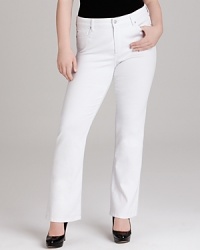 Not Your Daughter's Jeans Plus Size Barbara Bootcut Jeans in White Not Your Daughter's Jeans Plus Size Barbara Bootcut Jeans in White