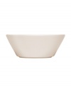 With a minimalist design and unparalleled durability, this Teema bowl makes preparing and serving soup or cereal a cinch. Featuring a sleek profile in timeless white porcelain by Kaj Franck for Iittala.