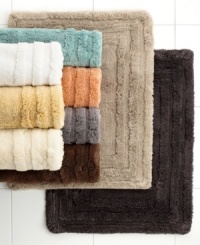 As indulgent as its name suggests, the Luxe bath rug from Hotel Collection brings comfort and ease to your daily routine with fast-drying, ultra-absorbent microfiber that's luxuriously soft to the touch. Also features a safe non-slip back. Choose from an array of modern hues. As indulgent as its name suggests, the Luxe bath rug from Hotel Collection brings comfort and ease to your daily routine with fast-drying, ultra-absorbent microfiber that's luxuriously soft to the touch. Also features a safe non-slip back. Choose from an array of modern hues.