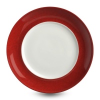 Mikasa Pure Red Open Stock Accent Plate with Red Crackle Rim Mikasa Pure Red Open Stock Accent Plate with Red Crackle Rim
