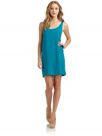 THE LOOKColorblock designBack cutout detailsPullover styleTHE FITAbout 33 from shoulder to hemTHE MATERIALRayonCARE & ORIGINDry cleanMade in USAModel shown is 5'11 (180cm) wearing US size Small. THE LOOKColorblock designBack cutout detailsPullover styleTHE FITAbout 33 from shoulder to hemTHE MATERIALRayonCARE & ORIGINDry cleanMade in USAModel shown is 5'11 (180cm) wearing US size Small.