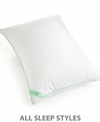 The Wamsutta Slumber Gel jumbo pillow cradles your head and neck for a restful nights sleep. Featuring a 100% 280 thread count cotton cover, this pillow is filled with a microfiber gel for excellent support for all sleep types.