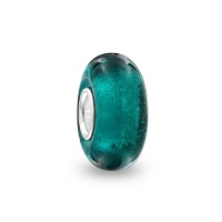 Bling Jewelry Glitter Teal Blue Sterling Silver Murano Glass Bead Troll Pandora Compatible Bling Jewelry Glitter Teal Blue Sterling Silver Murano Glass Bead Troll Pandora Compatible